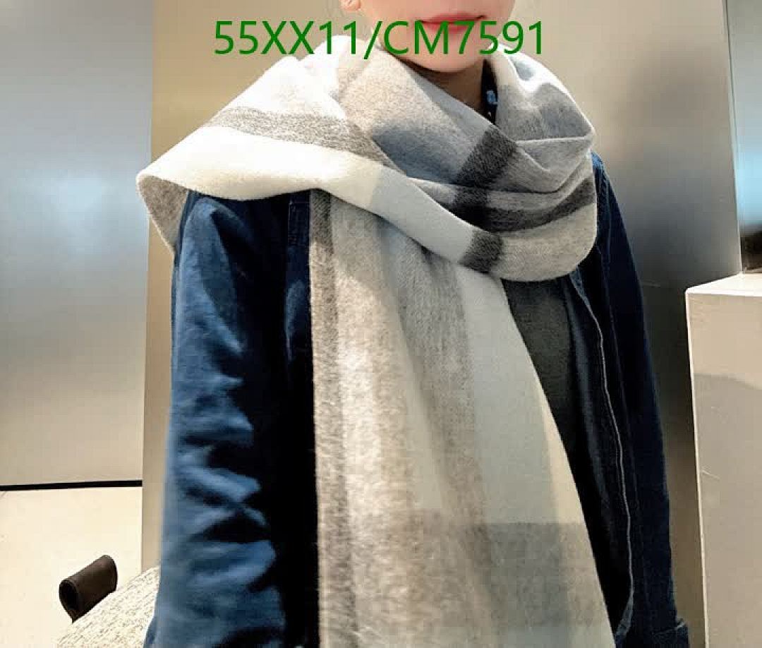 Burberry-Scarf Code: CM7591 $: 55USD