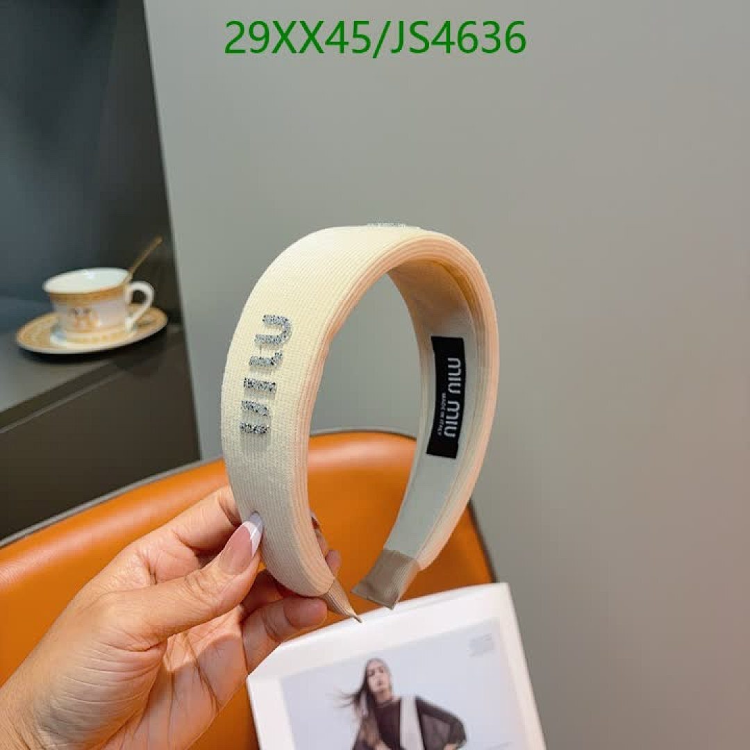 MIU MIU-Headband Code: JS4636 $: 29USD