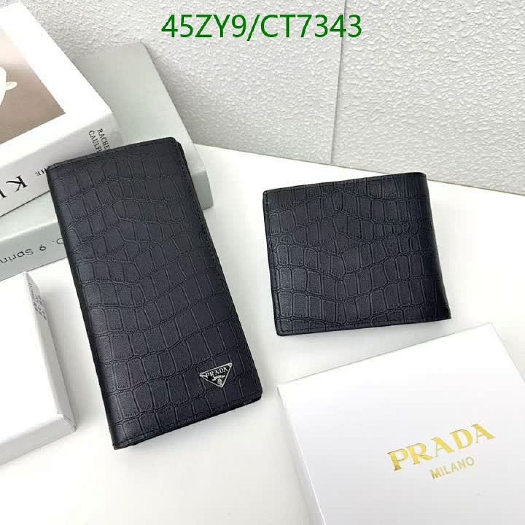 Prada-Wallet-4A Quality Code: CT7343 $: 45USD