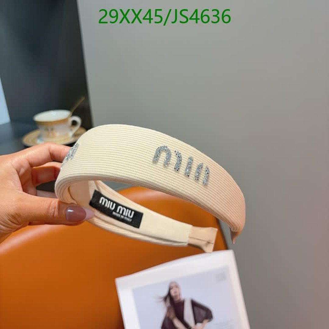 MIU MIU-Headband Code: JS4636 $: 29USD