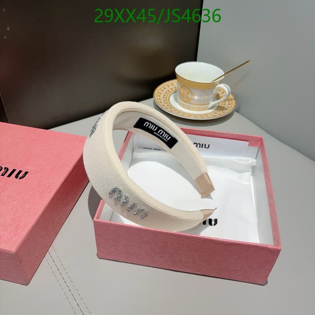 MIU MIU-Headband Code: JS4636 $: 29USD