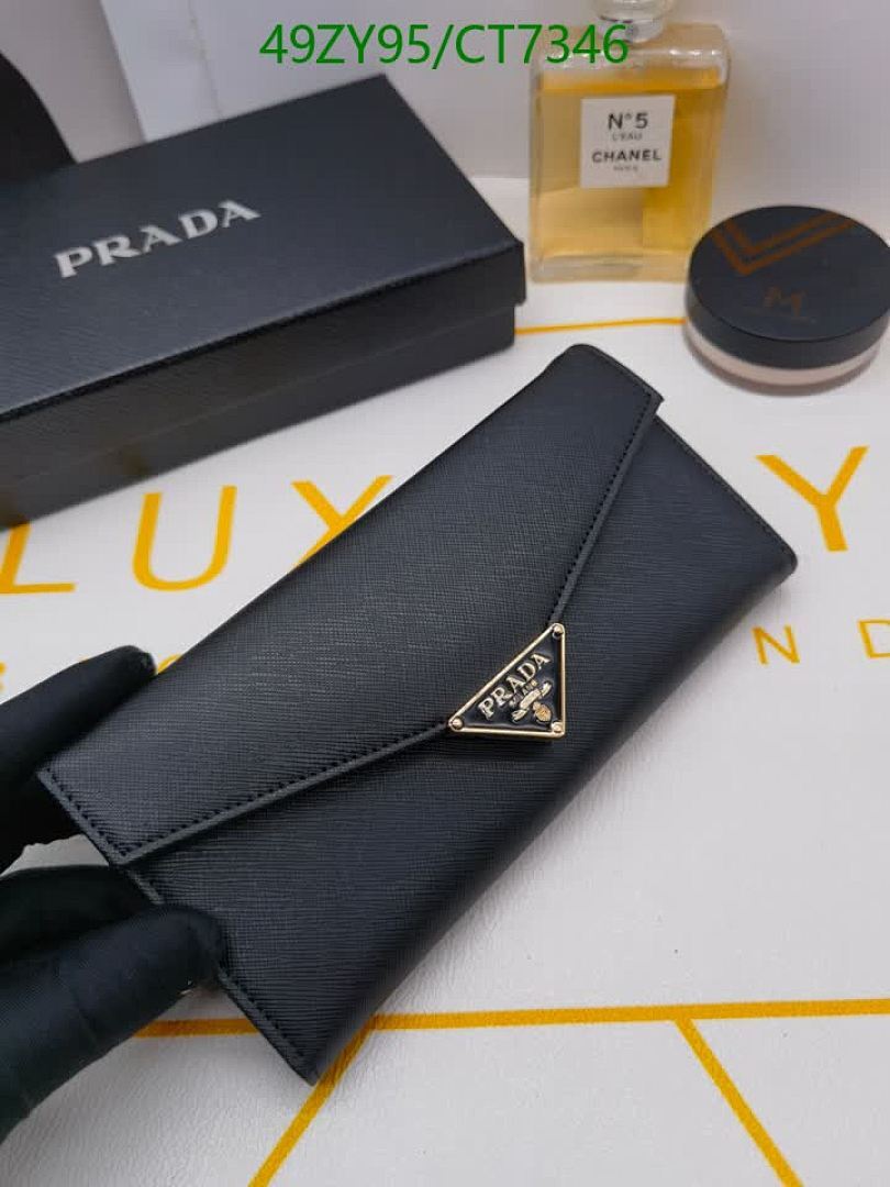 Prada-Wallet-4A Quality Code: CT7346 $: 49USD