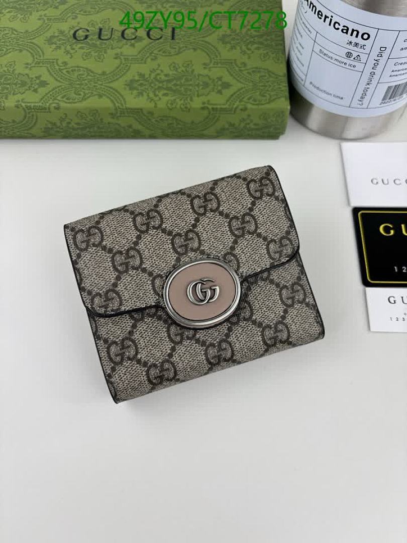 Gucci-Wallet-4A Quality Code: CT7278 $: 49USD