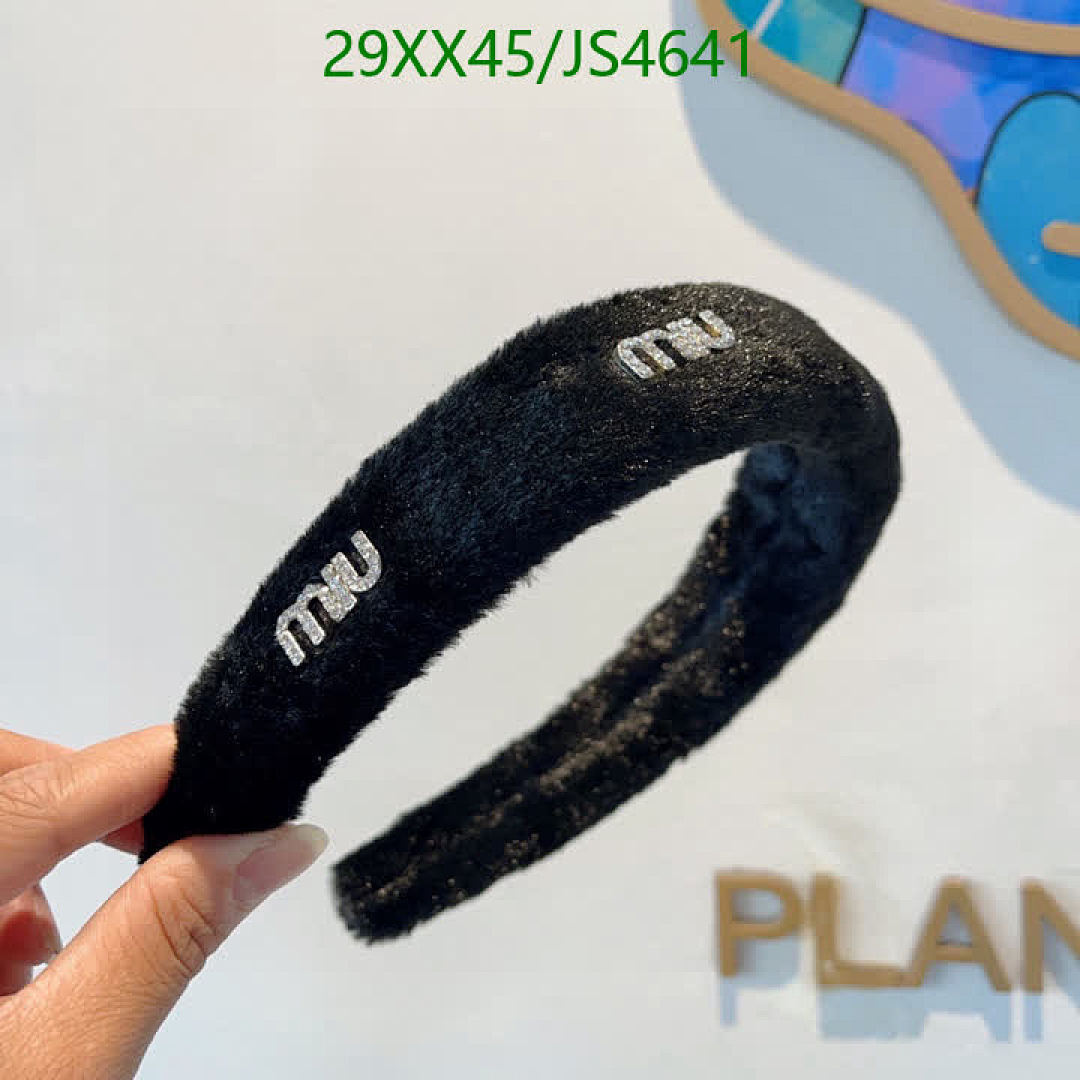 MIU MIU-Headband Code: JS4641 $: 29USD