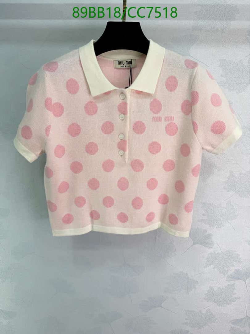 MIUMIU-Clothing Code: CC7518 $: 89USD