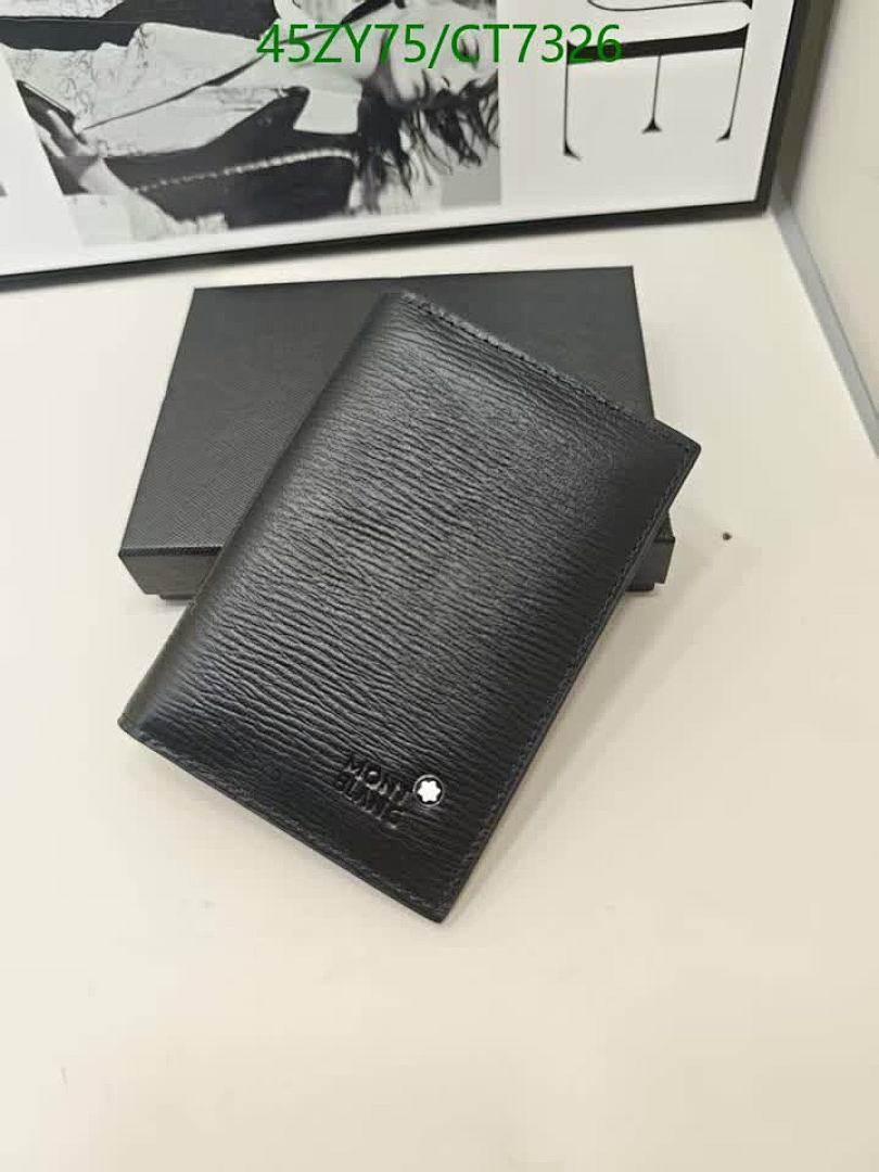 Montblanc-Wallet-4A Quality Code: CT7326 $: 45USD