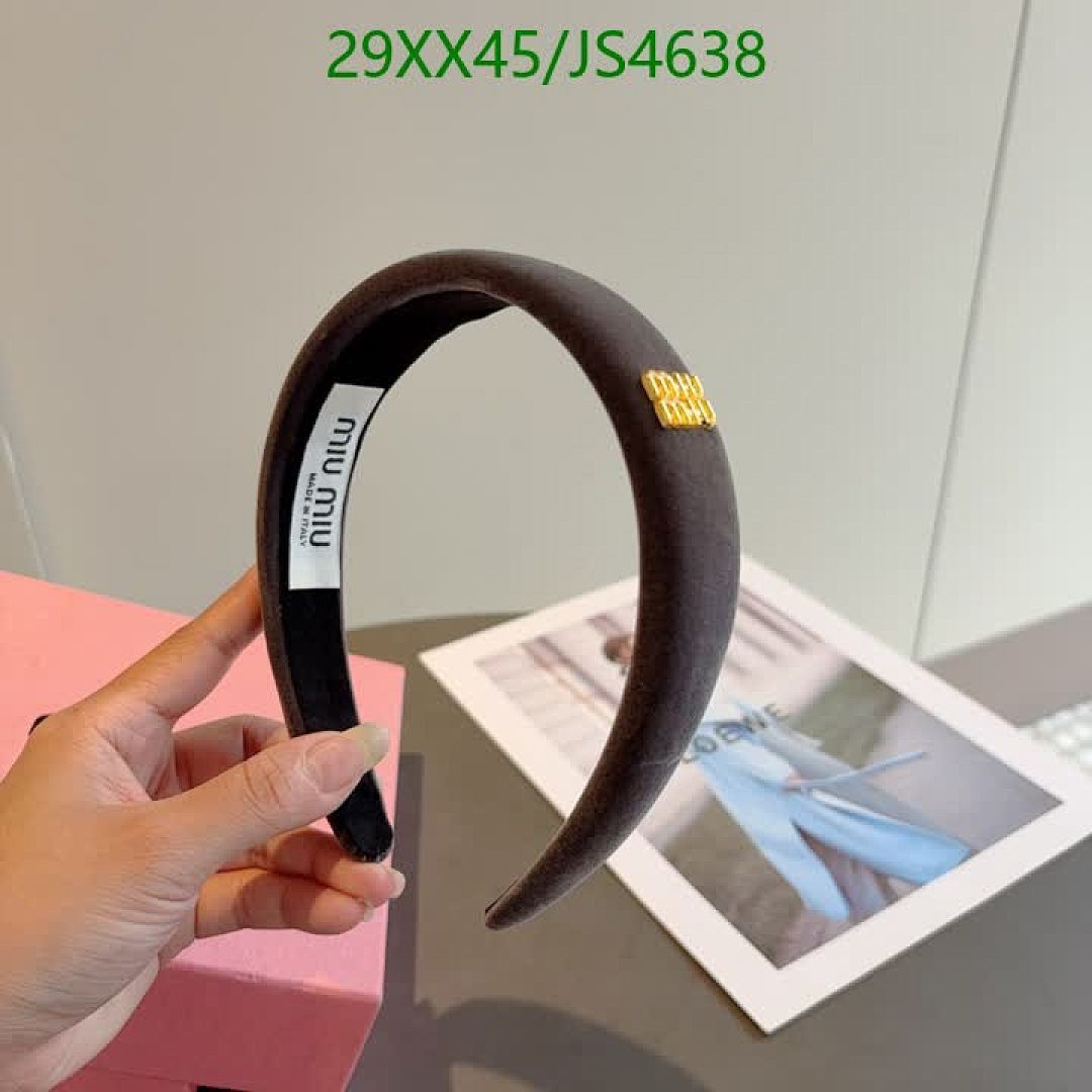 MIU MIU-Headband Code: JS4638 $: 29USD