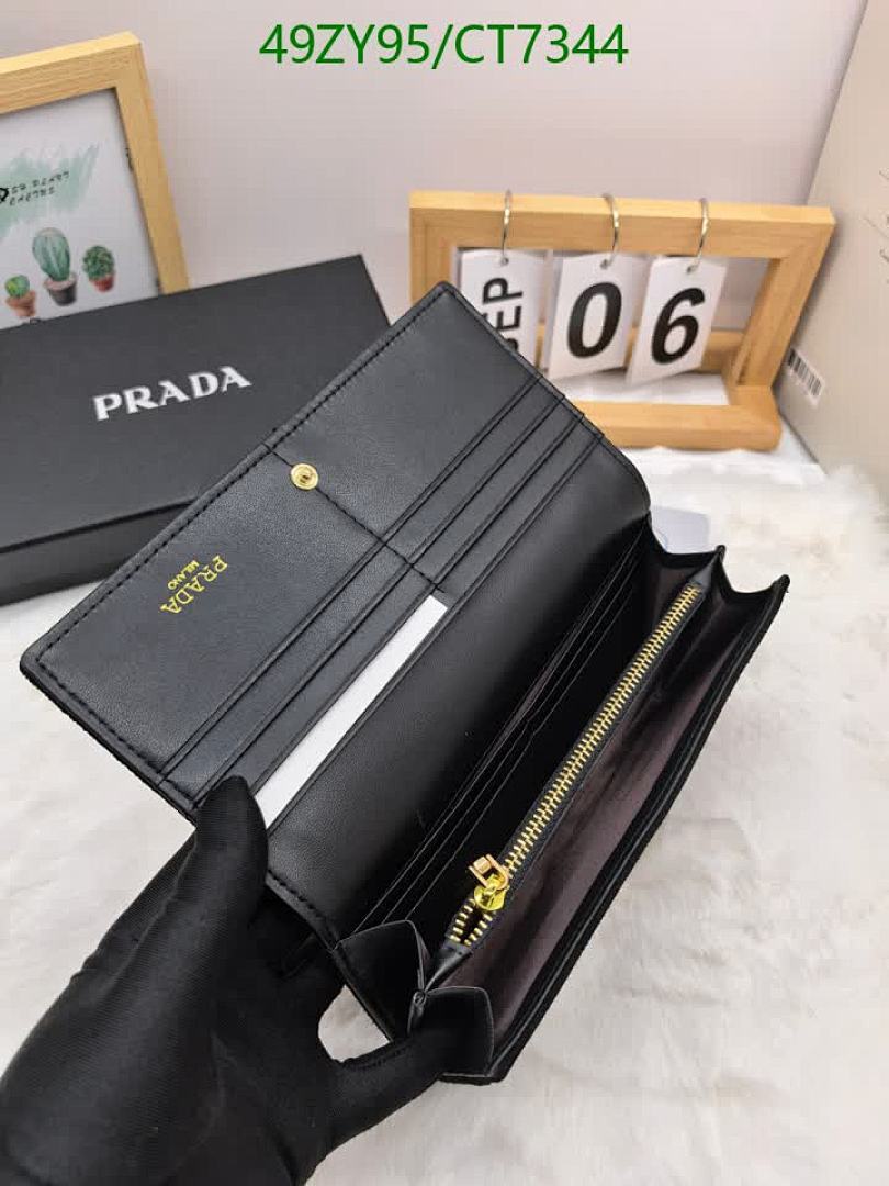 Prada-Wallet-4A Quality Code: CT7344 $: 49USD