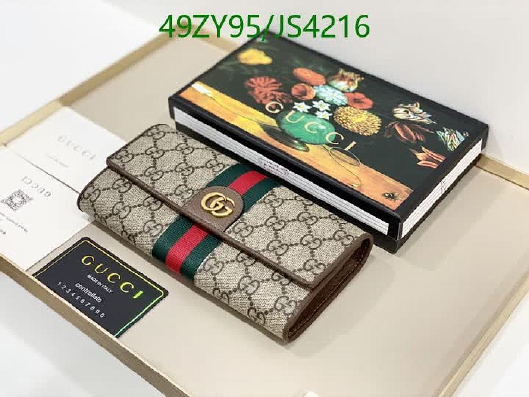 Gucci-Wallet-4A Quality Code: JS4216 $: 49USD
