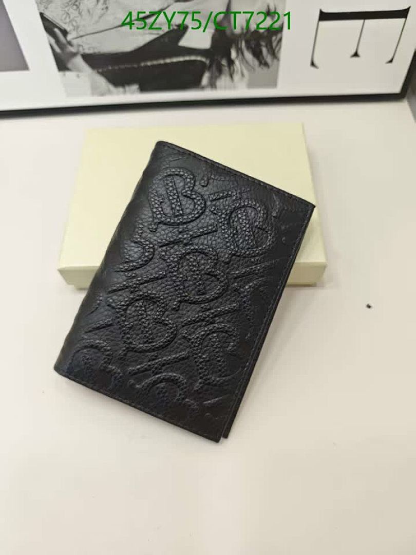 Burberry-Wallet-4A Quality Code: CT7221 $: 45USD