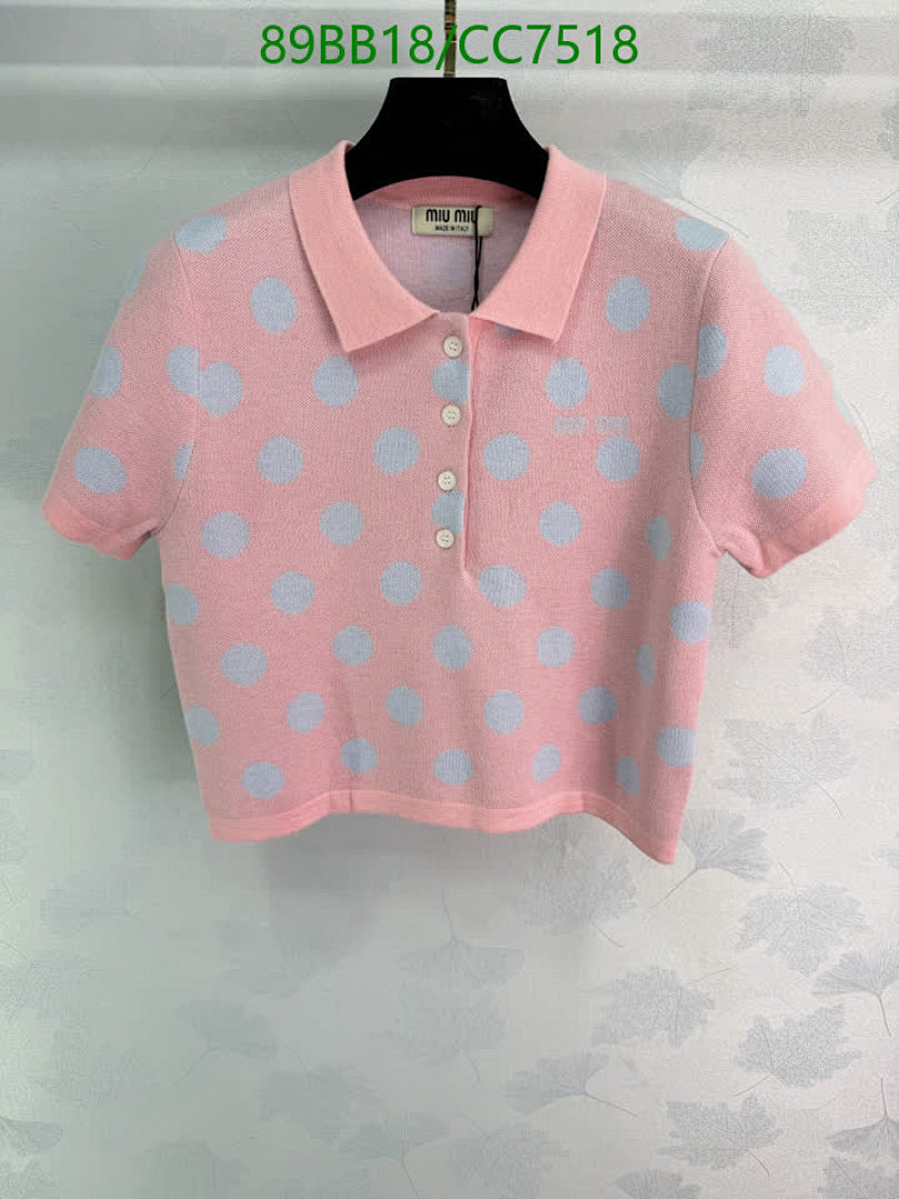 MIUMIU-Clothing Code: CC7518 $: 89USD