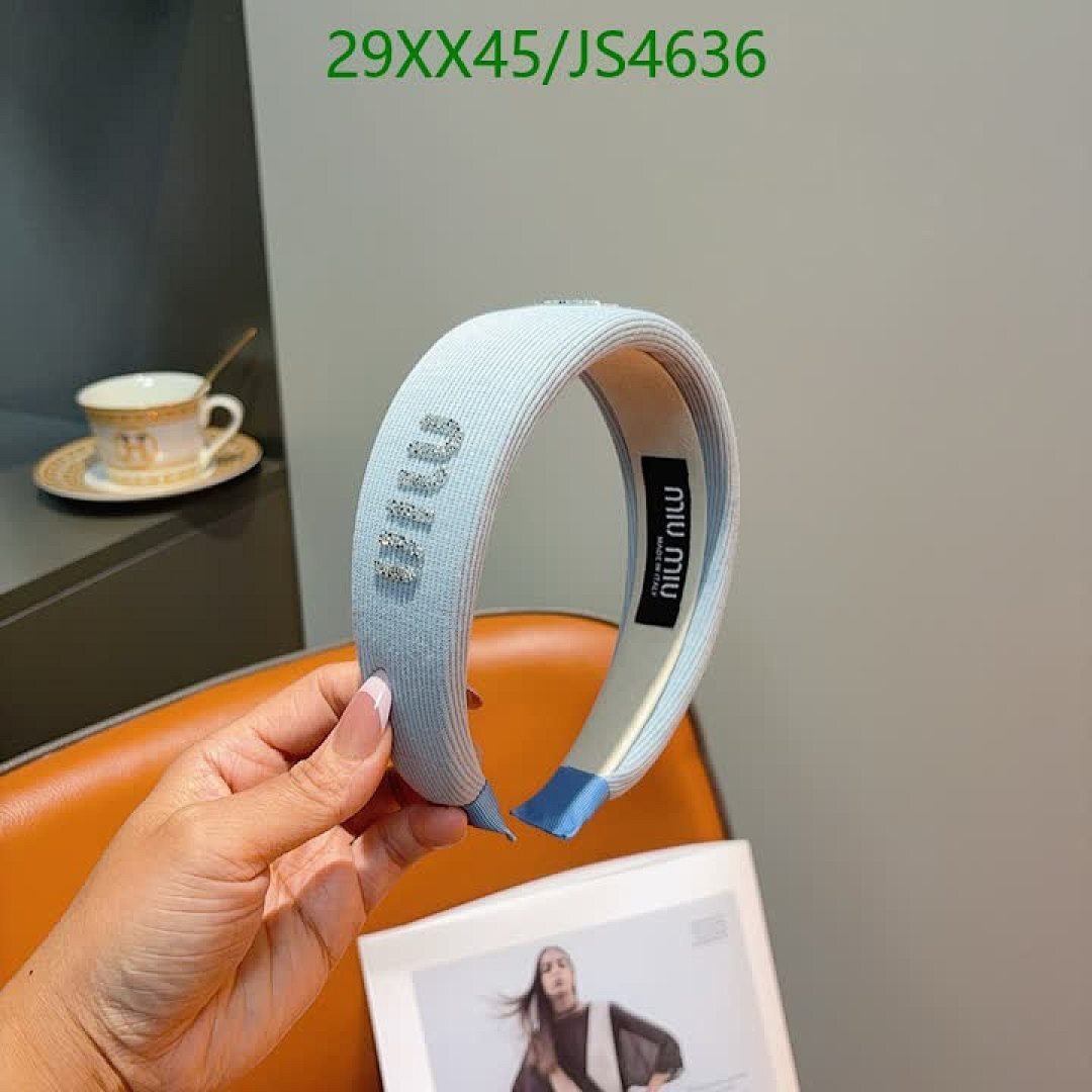 MIU MIU-Headband Code: JS4636 $: 29USD