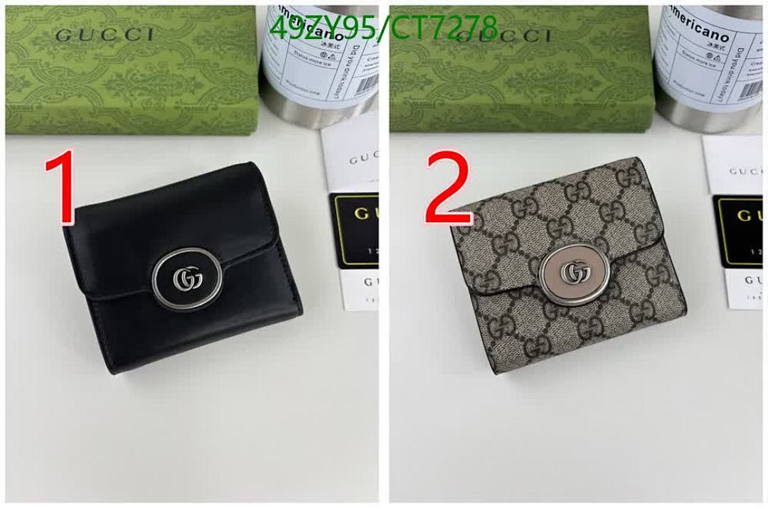 Gucci-Wallet-4A Quality Code: CT7278 $: 49USD