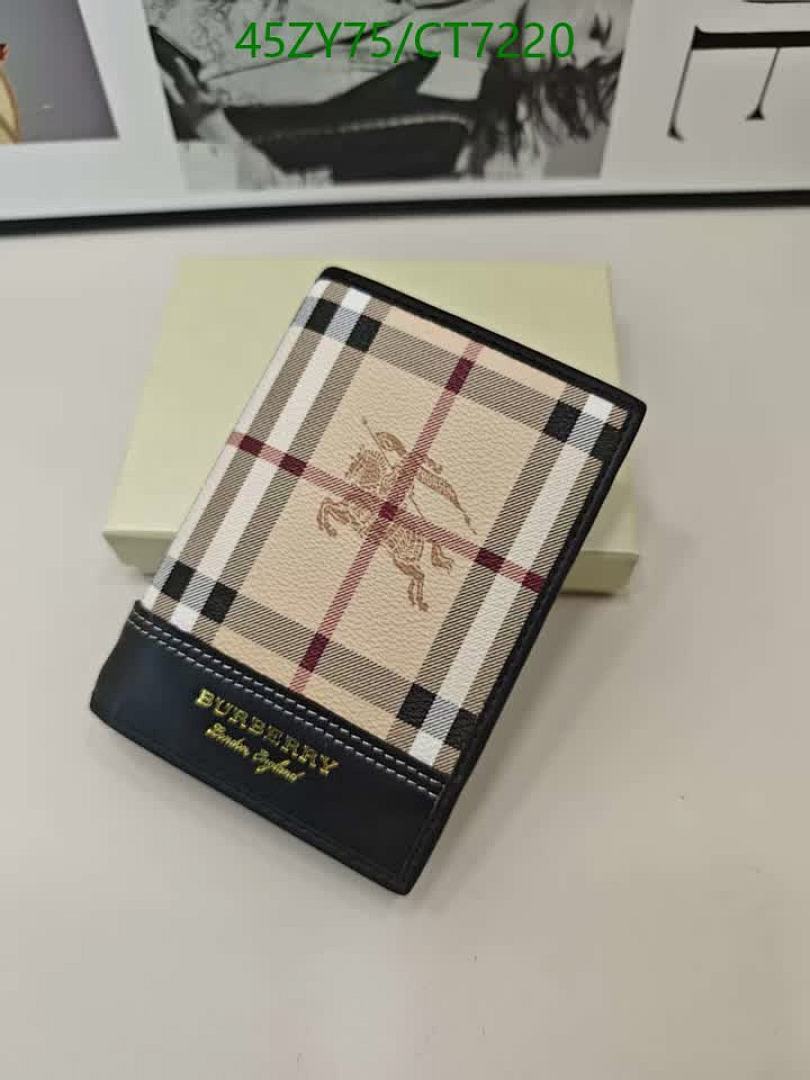 Burberry-Wallet-4A Quality Code: CT7220 $: 45USD