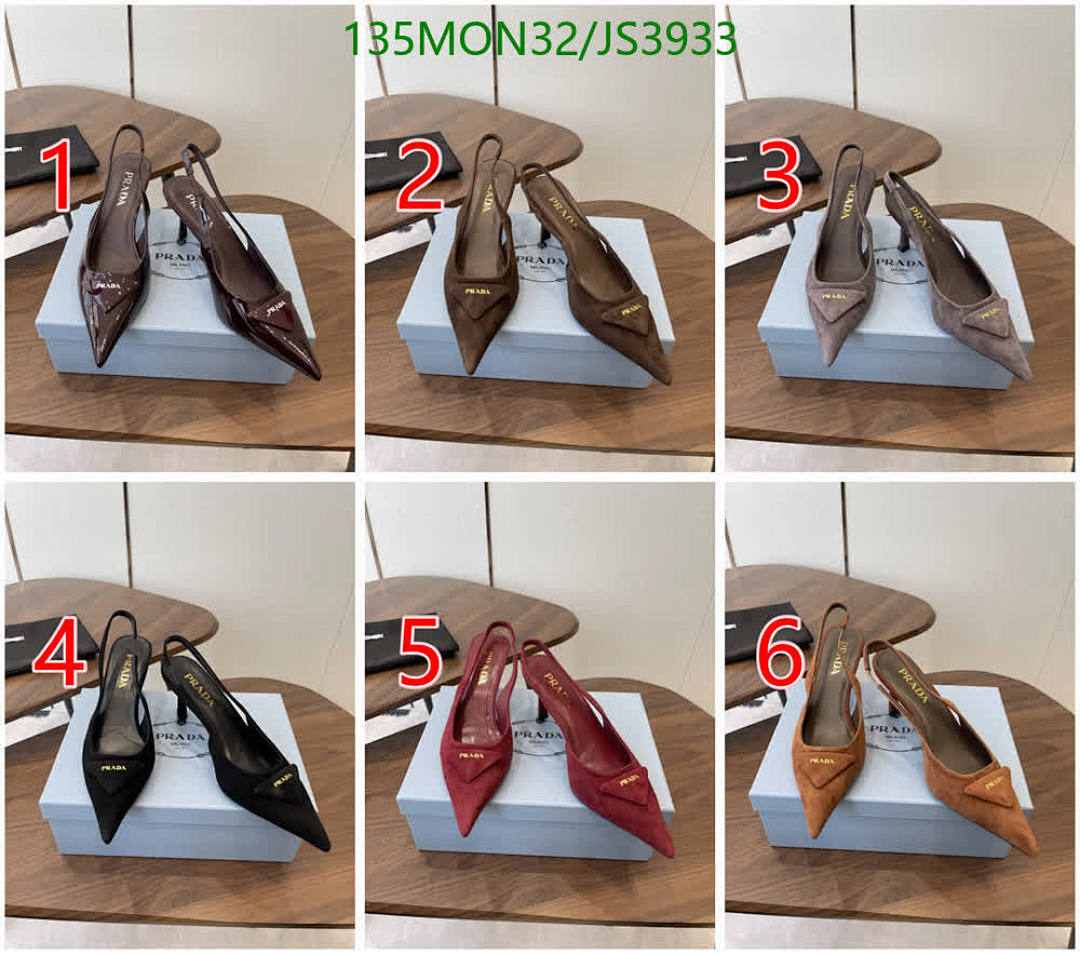 Prada-Women Shoes Code: JS3933 $: 135USD