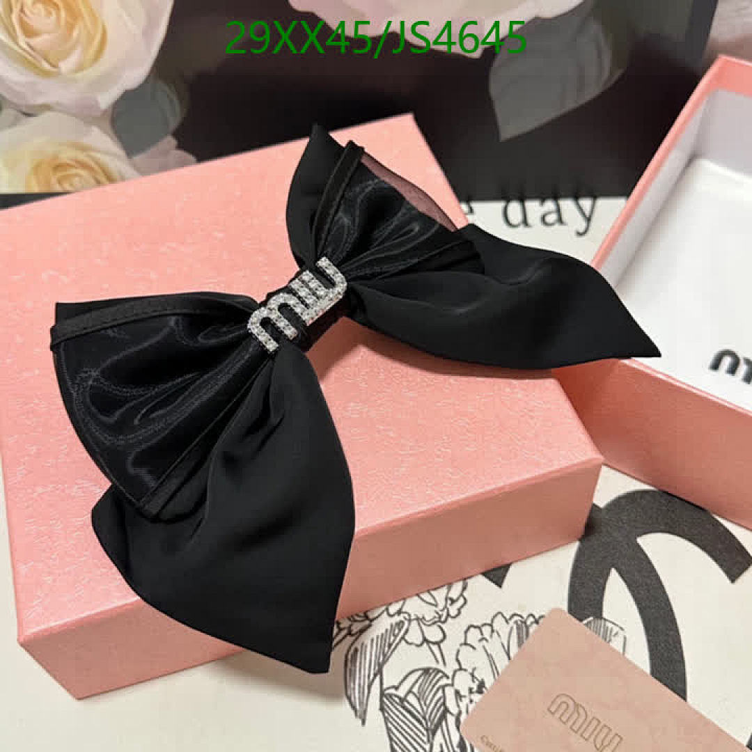MIU MIU-Headband Code: JS4645 $: 29USD
