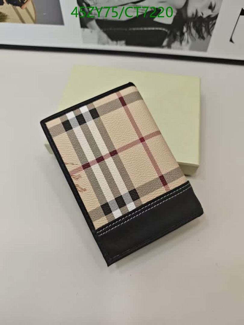 Burberry-Wallet-4A Quality Code: CT7220 $: 45USD