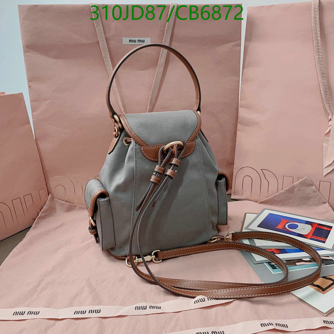 Miu Miu-Bag-Mirror Quality Code: CB6872 $: 310USD