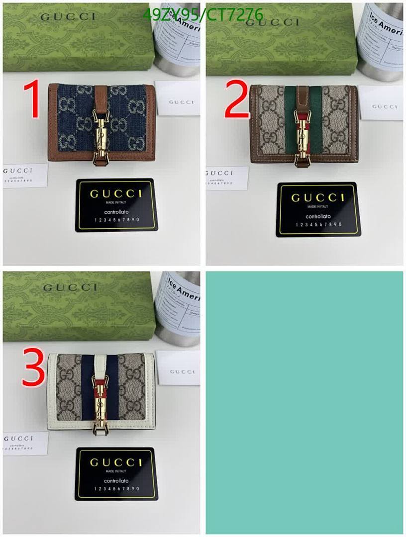 Gucci-Wallet-4A Quality Code: CT7276 $: 49USD
