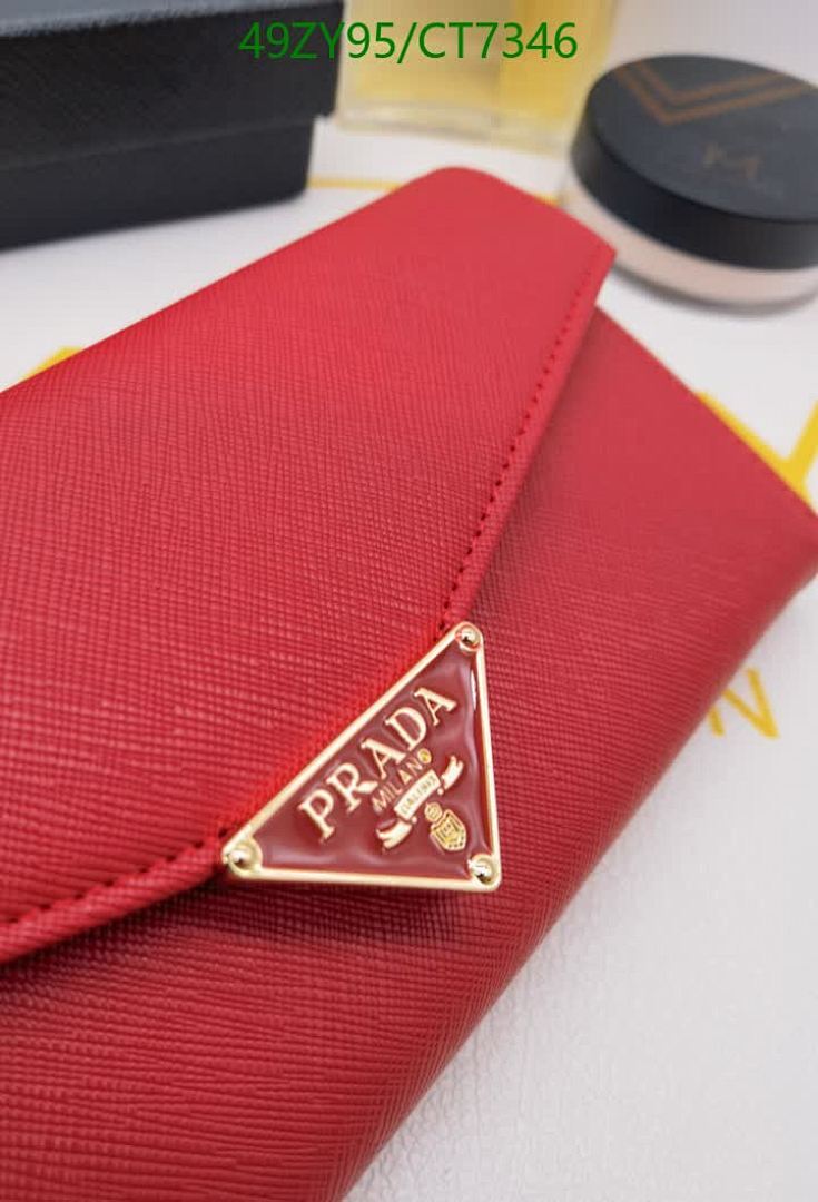 Prada-Wallet-4A Quality Code: CT7346 $: 49USD