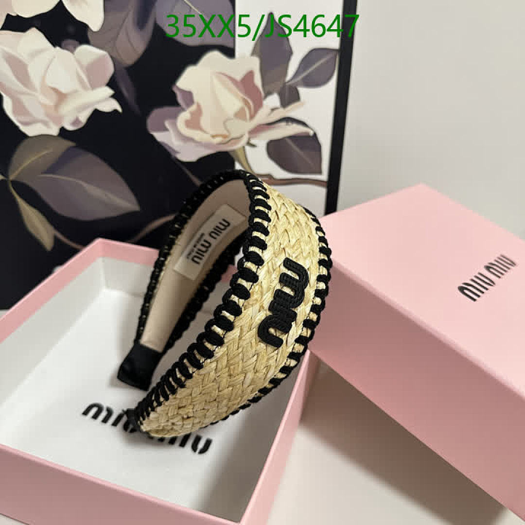MIU MIU-Headband Code: JS4647 $: 35USD
