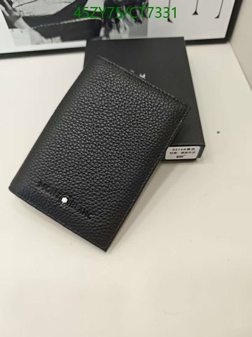 Montblanc-Wallet-4A Quality Code: CT7331 $: 45USD