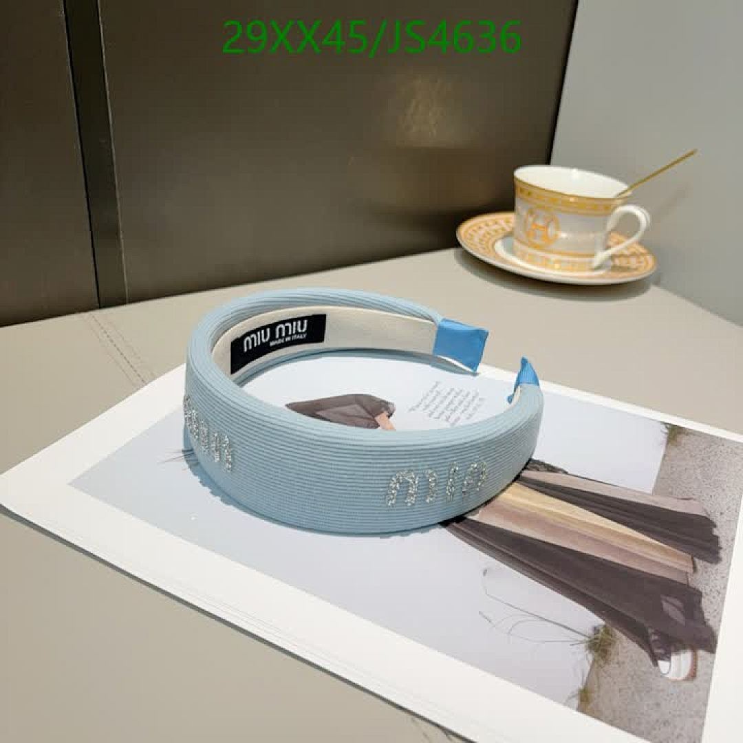 MIU MIU-Headband Code: JS4636 $: 29USD