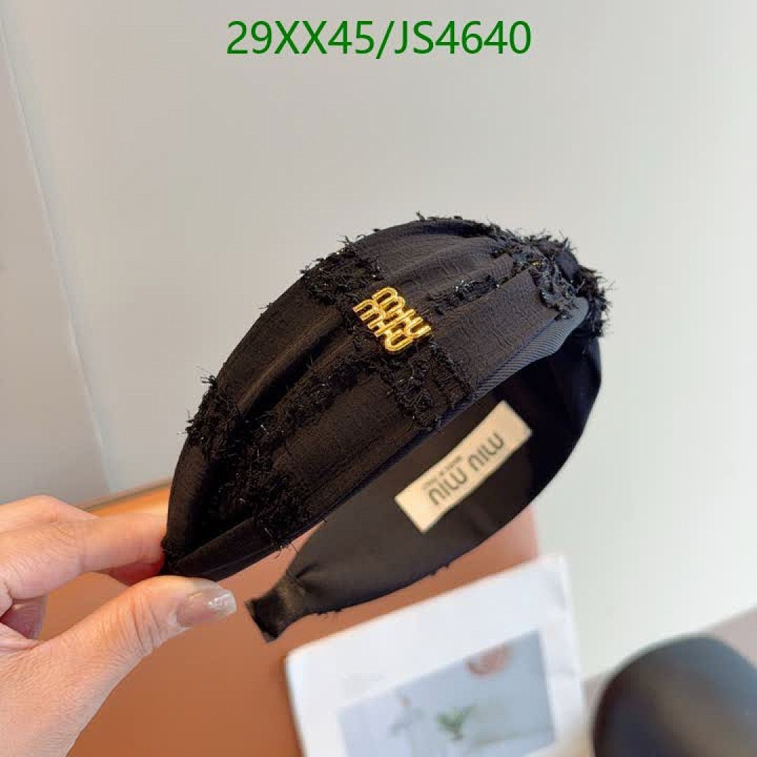 MIU MIU-Headband Code: JS4640 $: 29USD