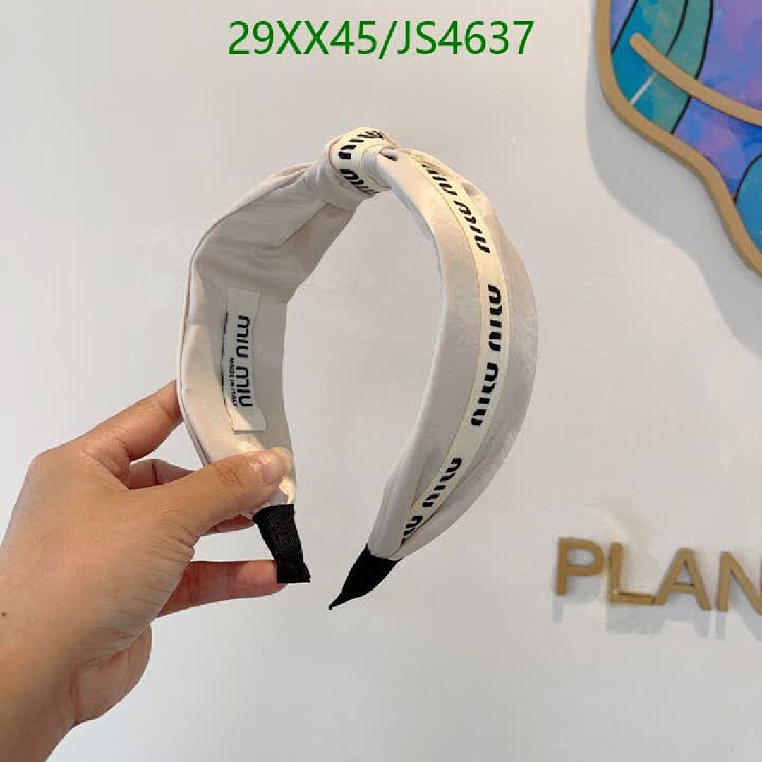 MIU MIU-Headband Code: JS4637 $: 29USD