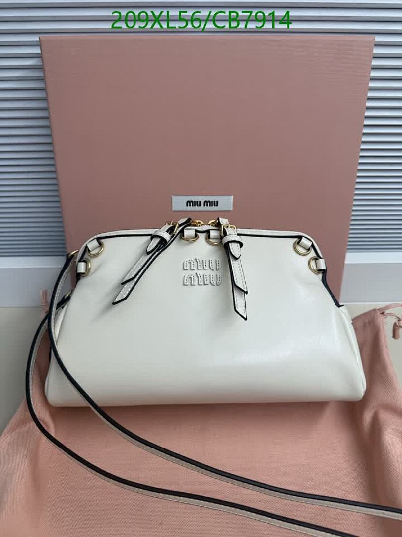 Miu Miu-Bag-Mirror Quality Code: CB7914 $: 209USD