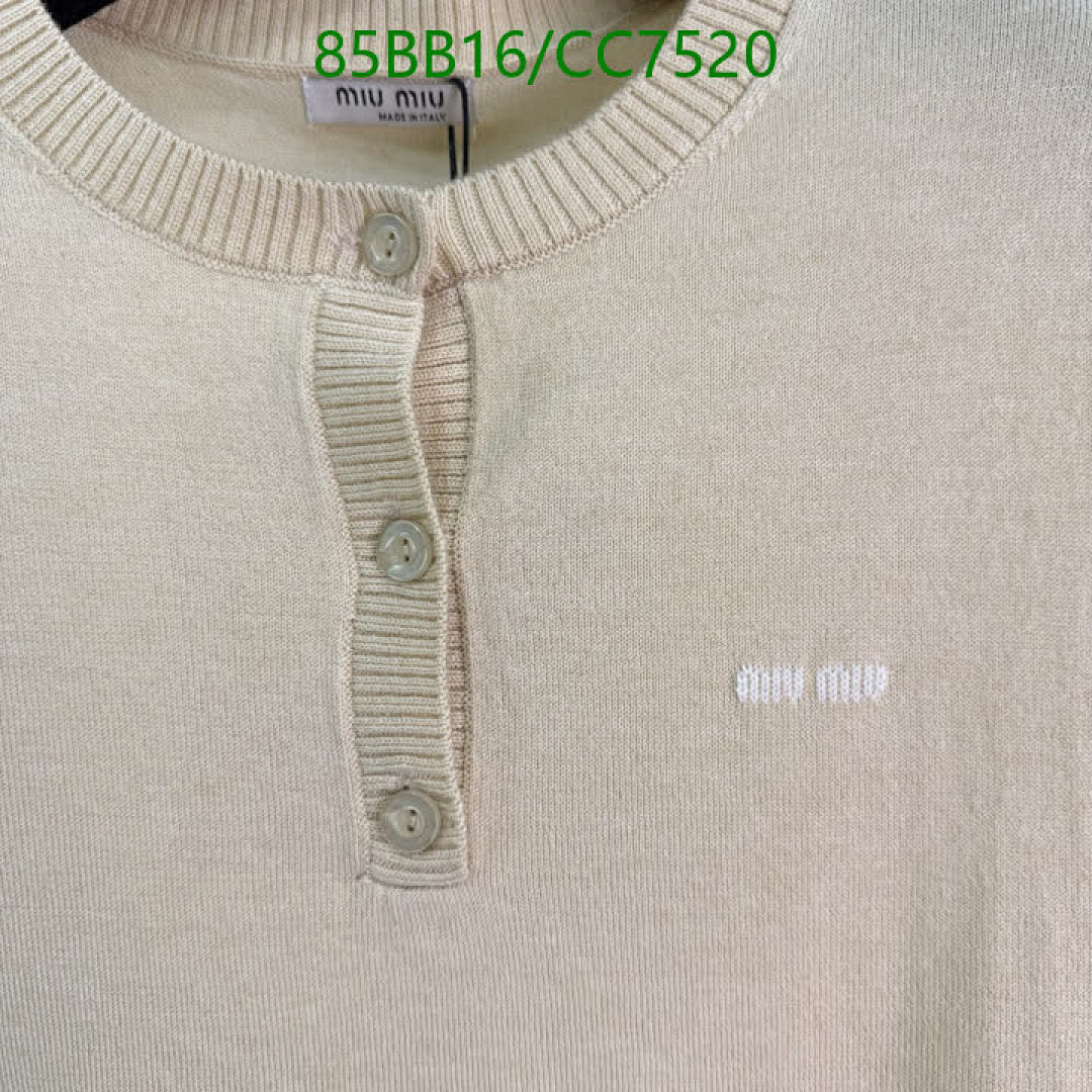 MIUMIU-Clothing Code: CC7520 $: 85USD