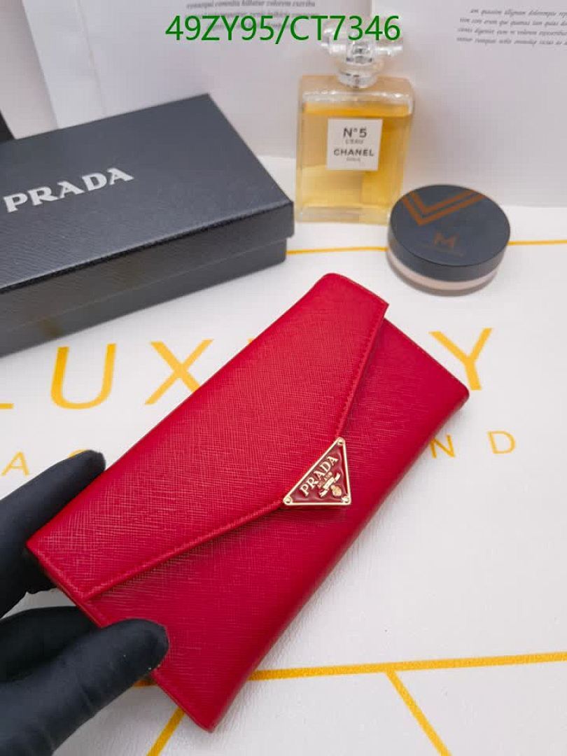 Prada-Wallet-4A Quality Code: CT7346 $: 49USD