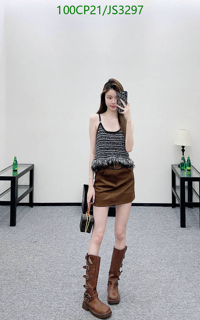 Chanel-Clothing Code: JS3297 $: 100USD