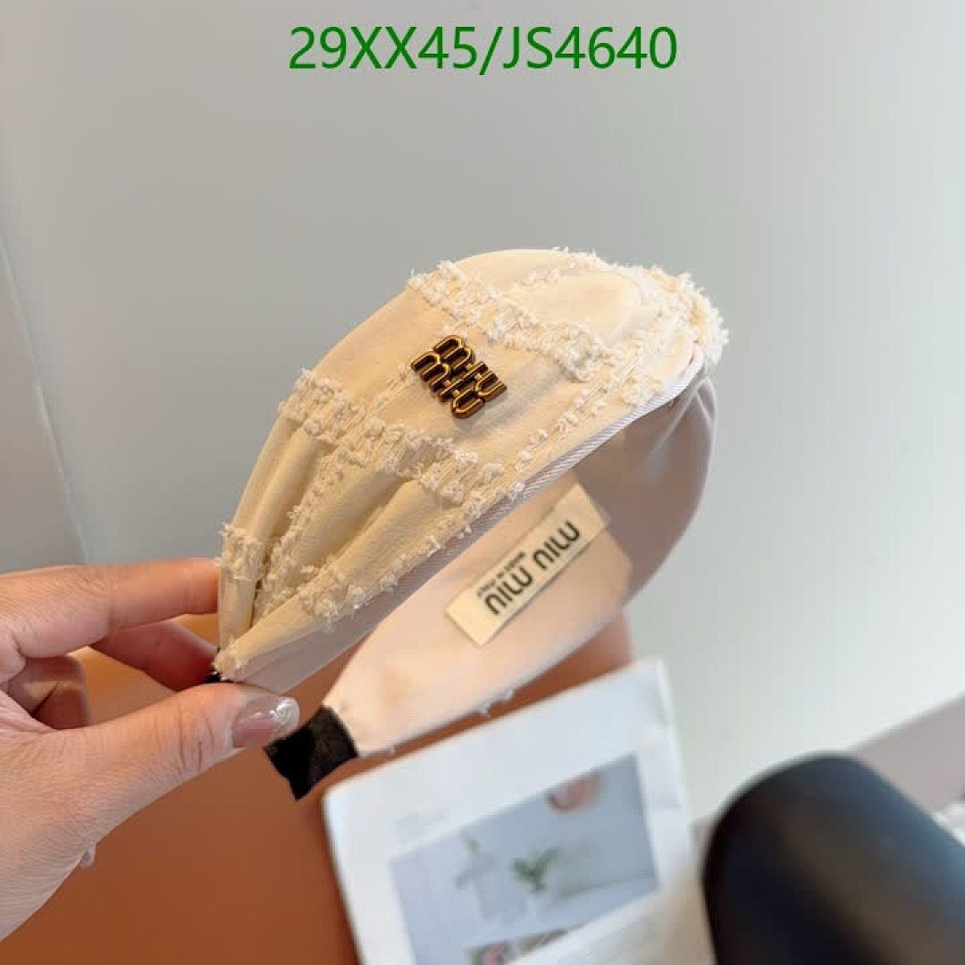 MIU MIU-Headband Code: JS4640 $: 29USD