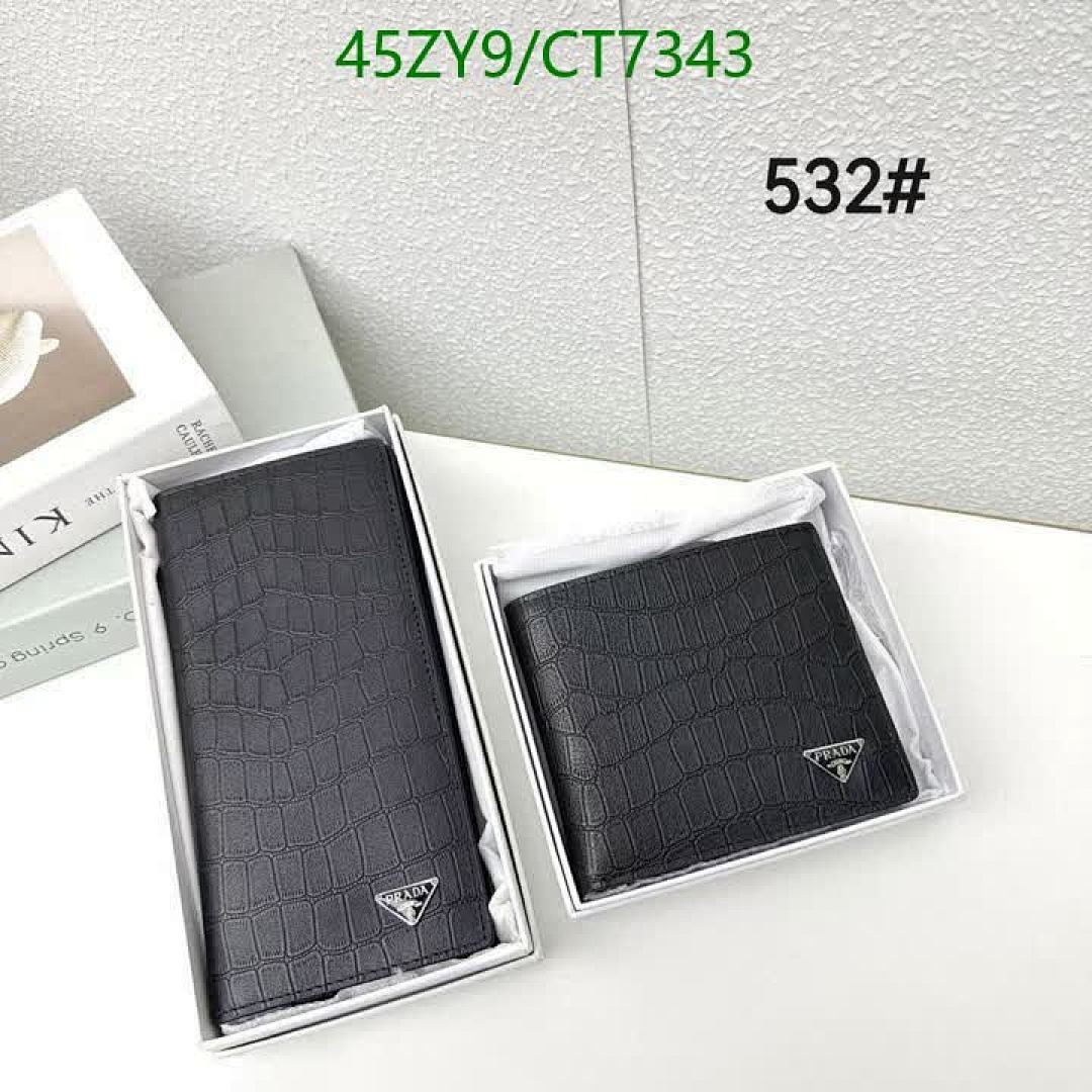 Prada-Wallet-4A Quality Code: CT7343 $: 45USD