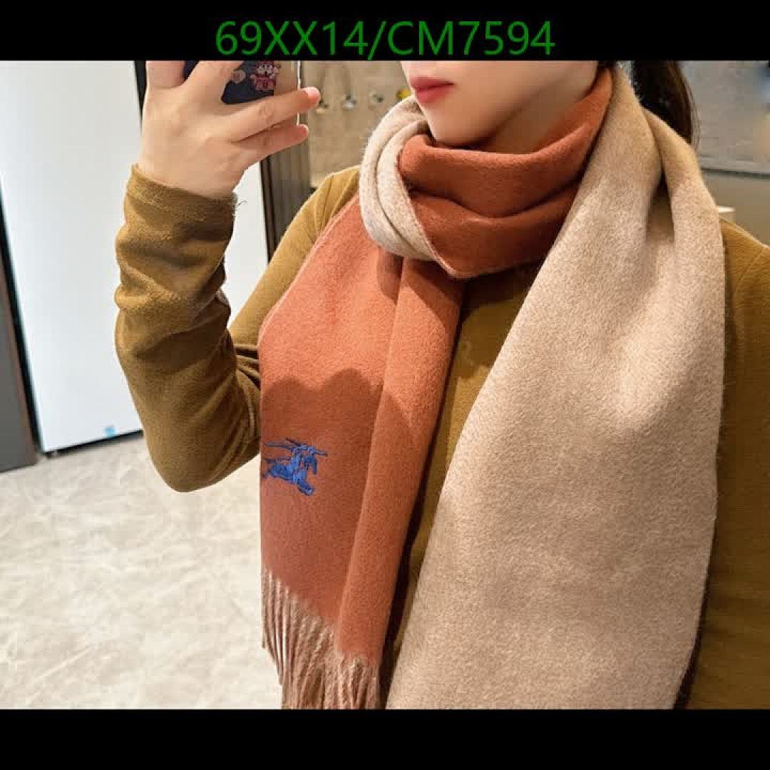 Burberry-Scarf Code: CM7594 $: 69USD