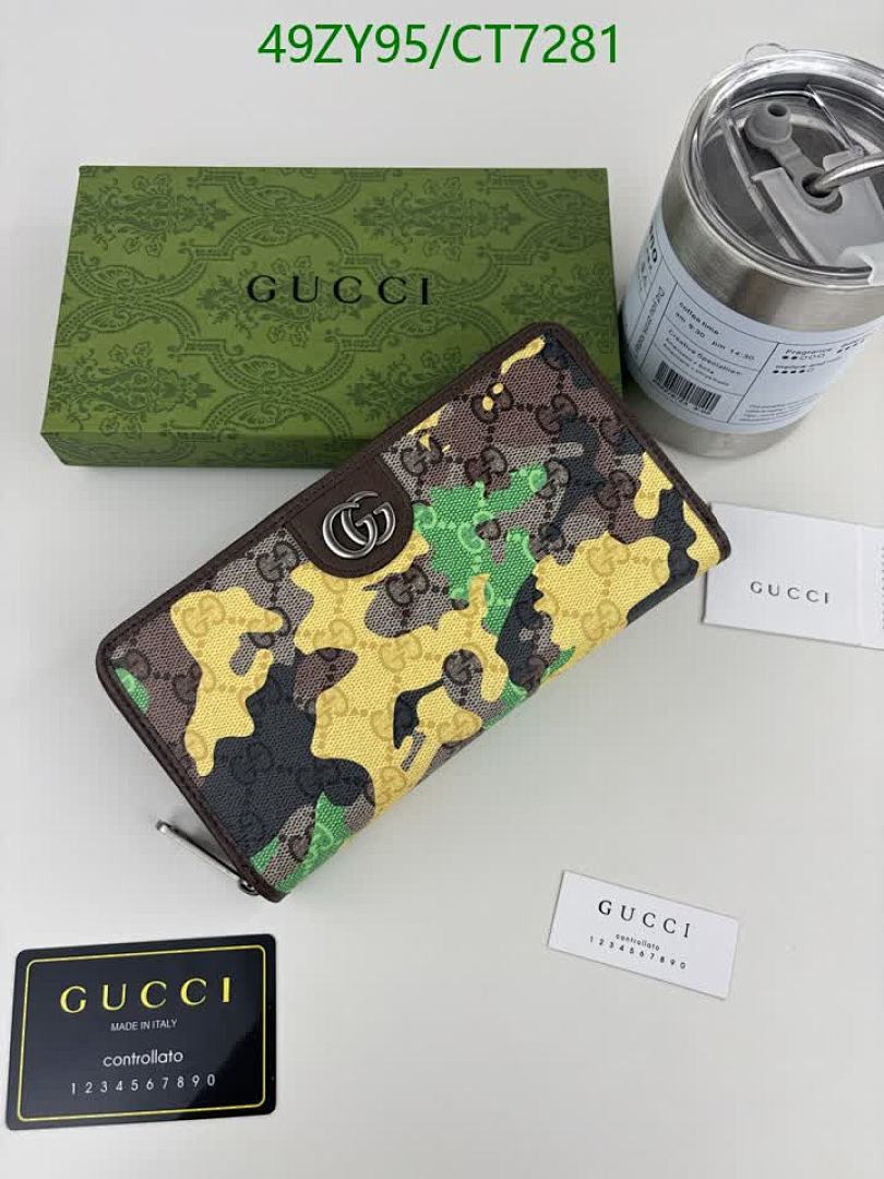 Gucci-Wallet-4A Quality Code: CT7281 $: 49USD