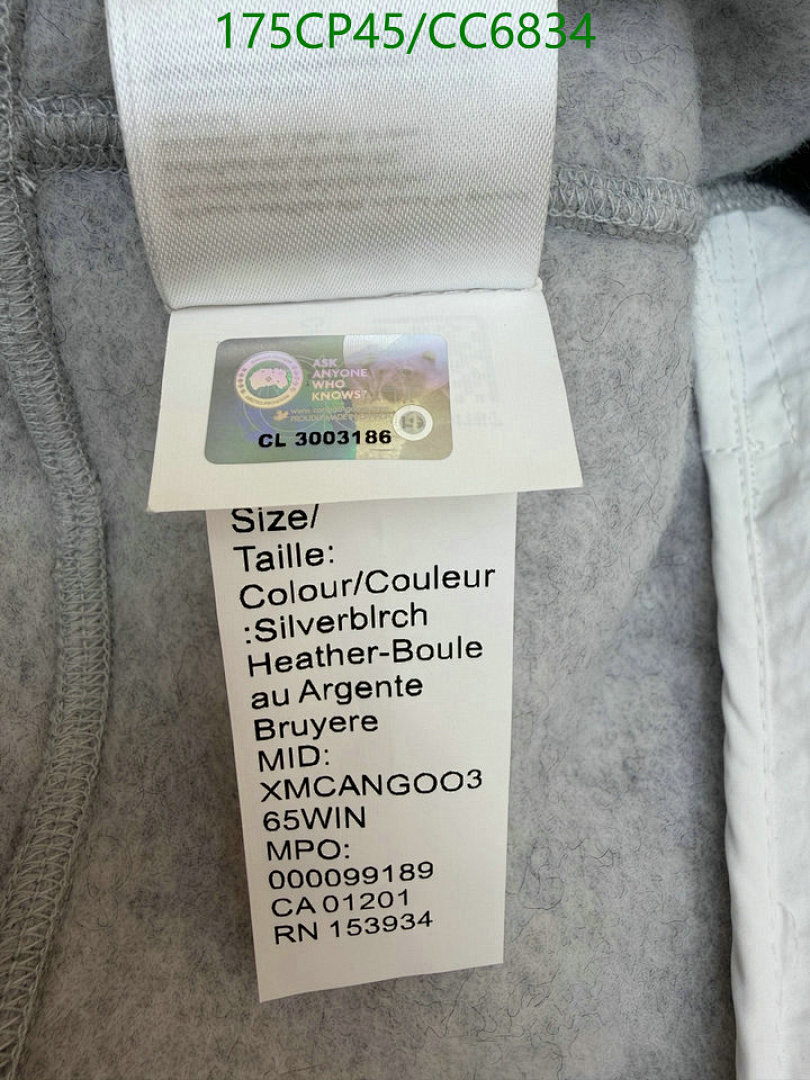 Canada Goose-Clothing Code: CC6834 $: 175USD