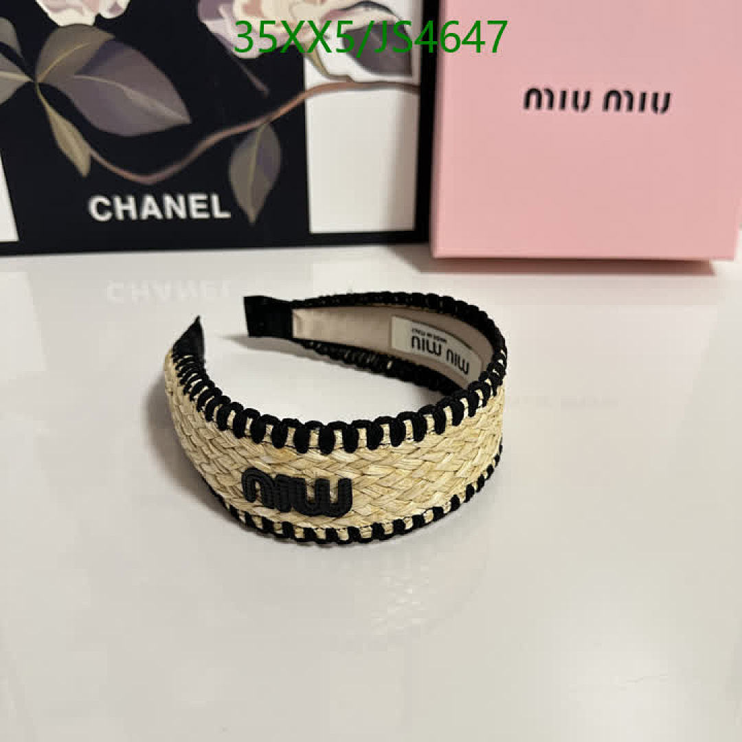 MIU MIU-Headband Code: JS4647 $: 35USD