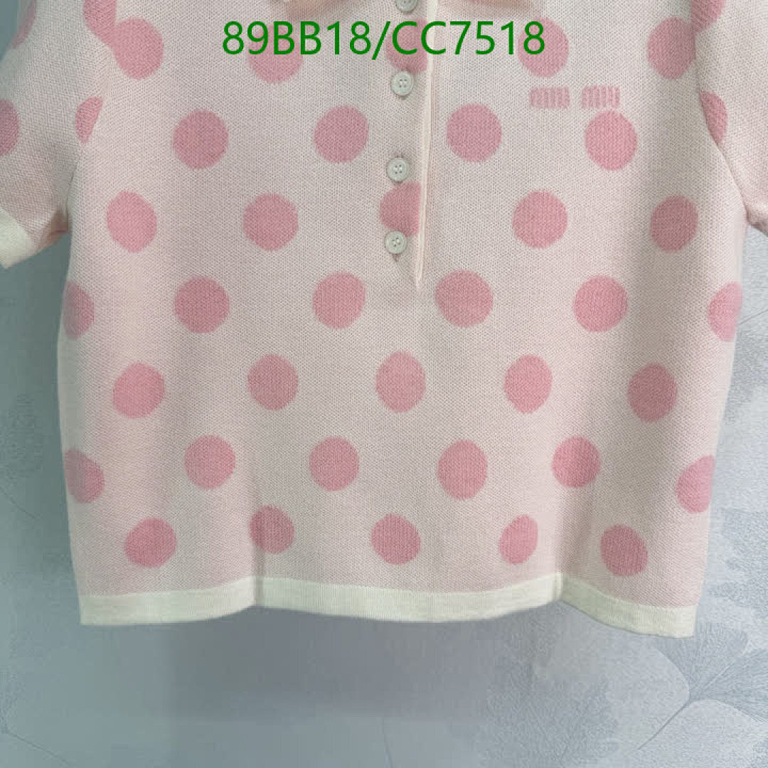 MIUMIU-Clothing Code: CC7518 $: 89USD