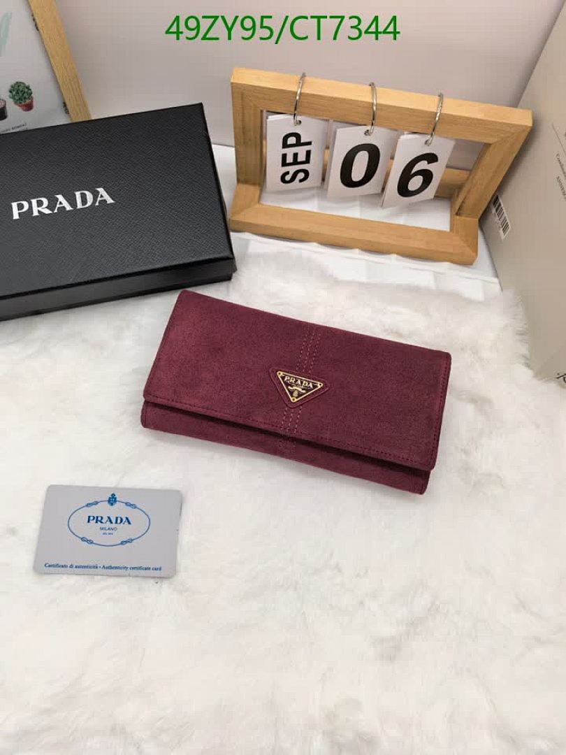 Prada-Wallet-4A Quality Code: CT7344 $: 49USD