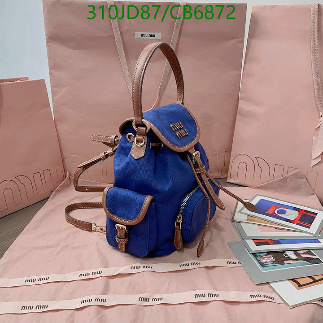 Miu Miu-Bag-Mirror Quality Code: CB6872 $: 310USD