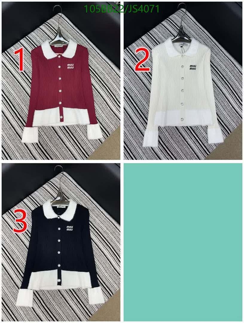 MIUMIU-Clothing Code: JS4071 $: 105USD