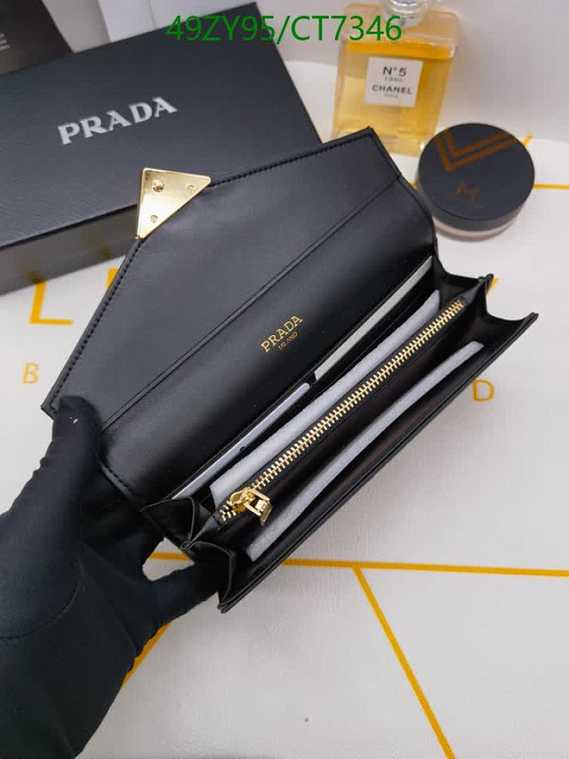 Prada-Wallet-4A Quality Code: CT7346 $: 49USD