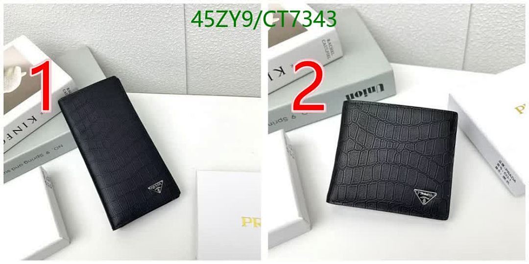 Prada-Wallet-4A Quality Code: CT7343 $: 45USD