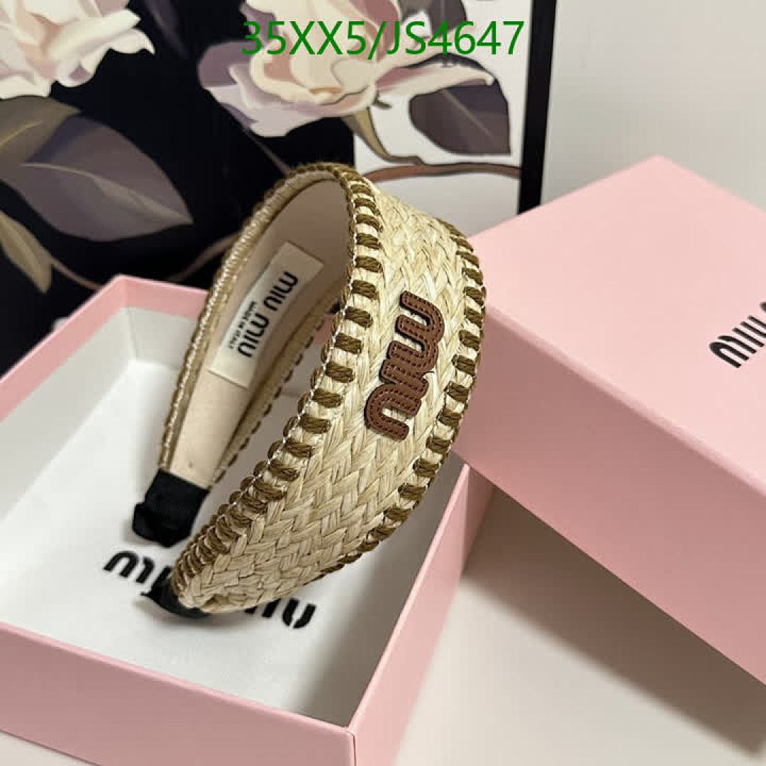 MIU MIU-Headband Code: JS4647 $: 35USD