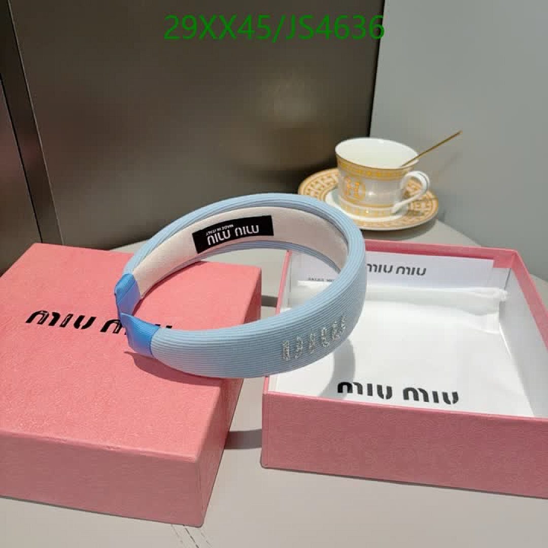 MIU MIU-Headband Code: JS4636 $: 29USD