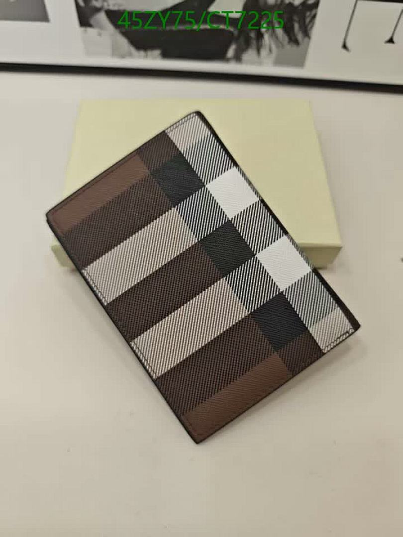 Burberry-Wallet-4A Quality Code: CT7225 $: 45USD