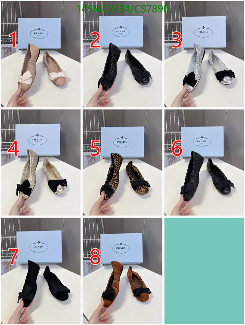 Prada-Women Shoes Code: CS7890 $: 145USD