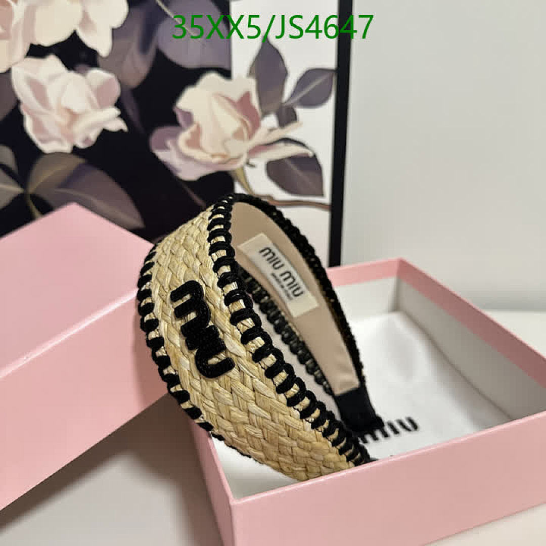 MIU MIU-Headband Code: JS4647 $: 35USD
